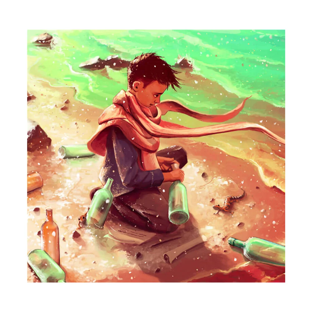 X-343 Anime Characters Digital Oil Painting Home Decor DIY Handmade Gift Painting by Numbers