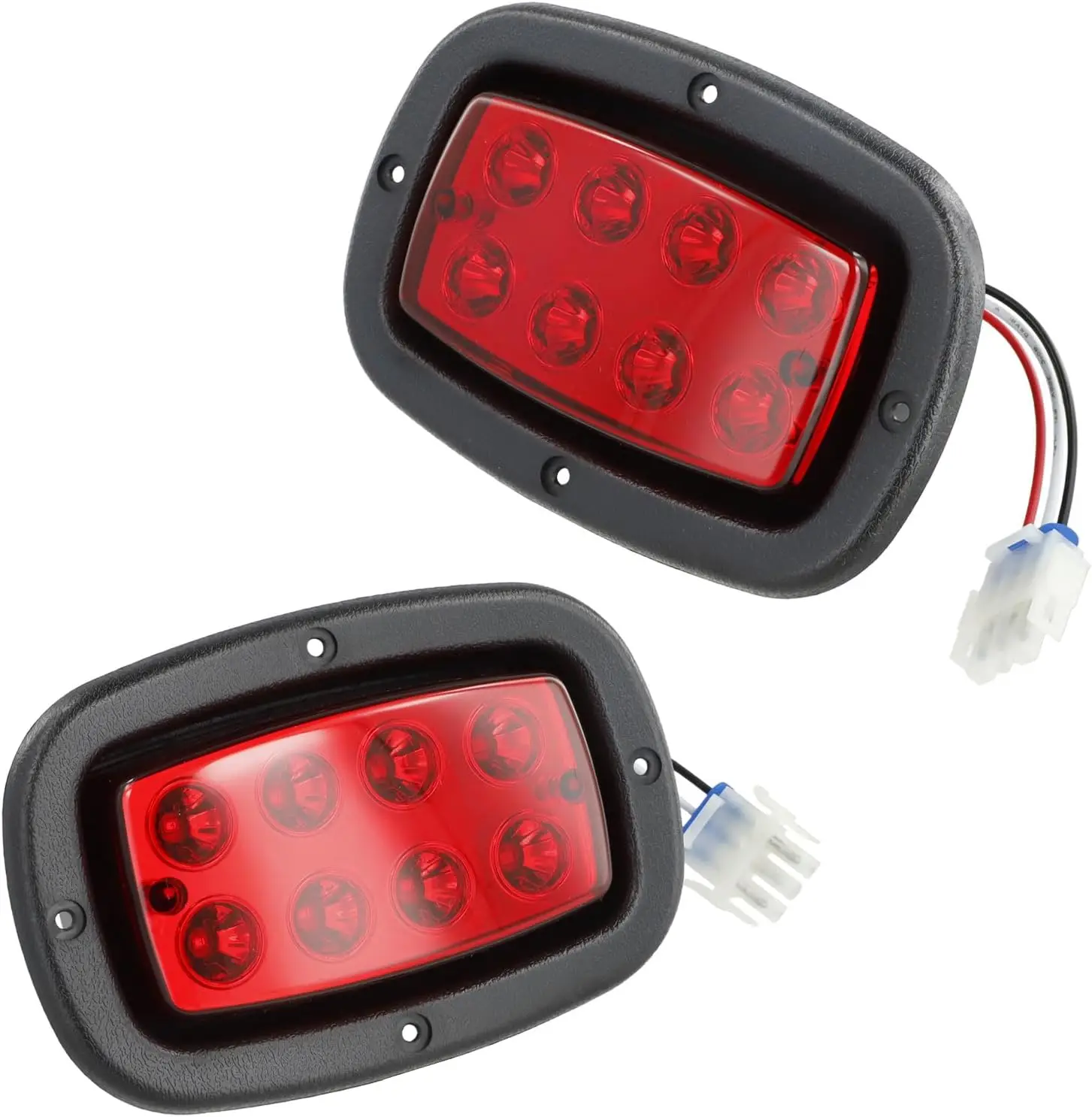 Genek OEM #1017035 комплект светодиодных задних фонарей 12 В задние фонари для гольф-Кара совместимые с клубным автомобилем DS (1982) Yamaha G14/G16/G19/G22 Gas