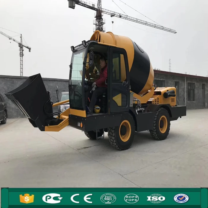 Concrete Mixer Thailand Mini Wheel Loader Concrete Mixer Concrete Mixer 1.5m3