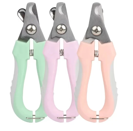 Factory Wholesale Color Box Packaging Pet Nail Scissors Dog Nail Cutter Cat Dog Nail Clipper