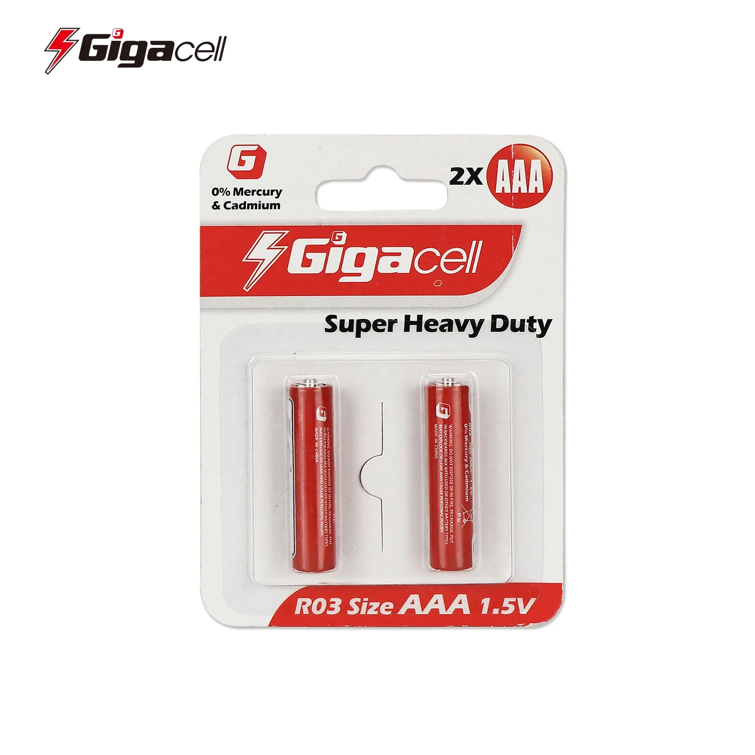 Zinc Battery R03 Aaa Size Carbon Gigacell Good Quality ! 1.5v Battery Toys 3 Years Alu-foil Jacket/ Metallic Jacket OEM Welcome