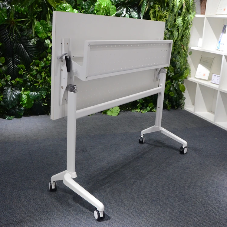 New design office desk with Wheels training table school desk