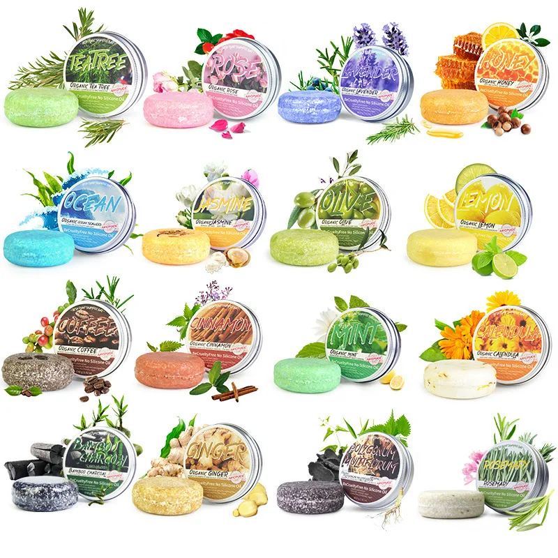 Nude packing natural plant shampoo for fluffing, smoothing, repairing and nourishing hair soap