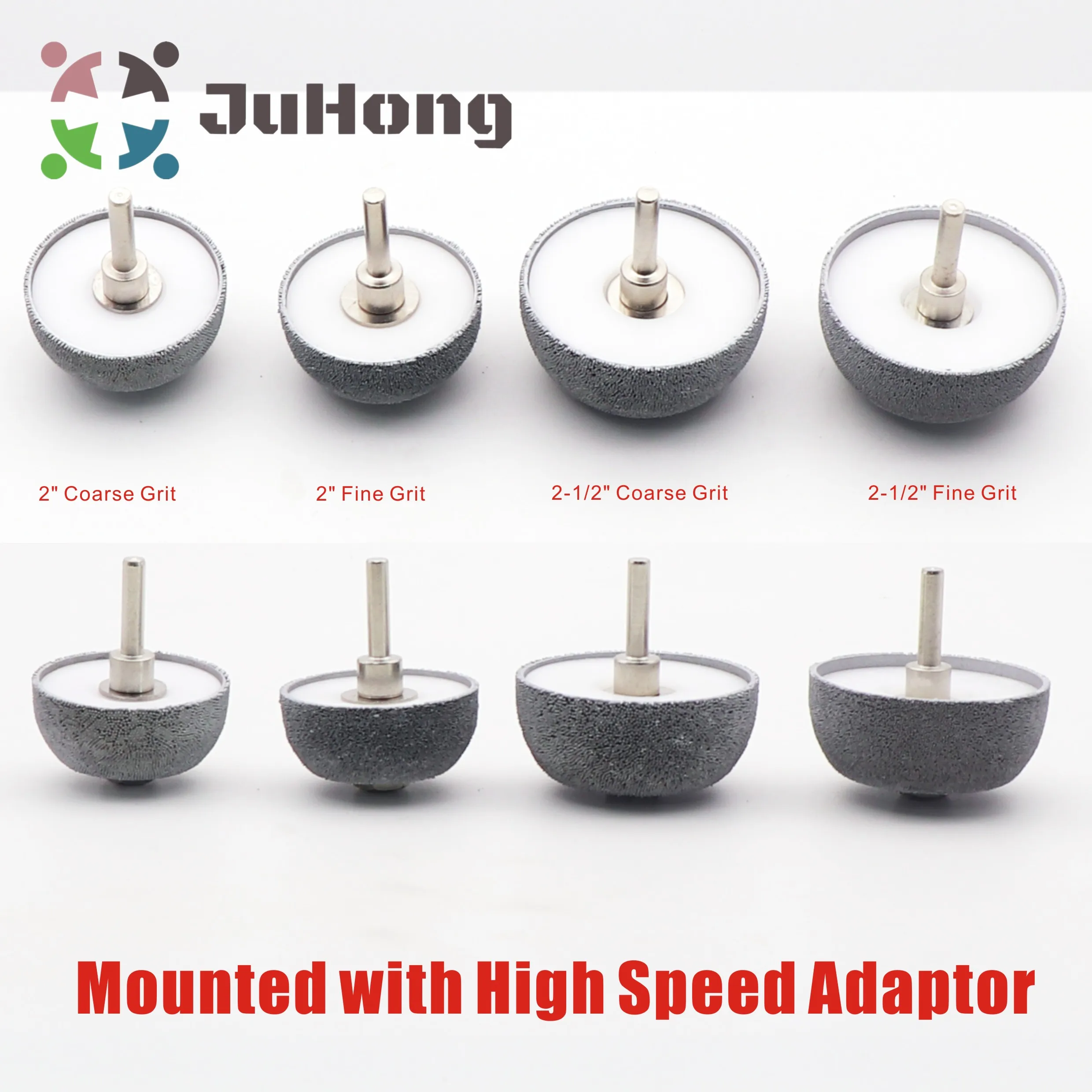 2.5 inch Flared Contour Wheel Coarse / Fine Grit Tungsten Carbide Contour Cup Inner Liner Tube Buffing Tire Repair Abrasive Tool