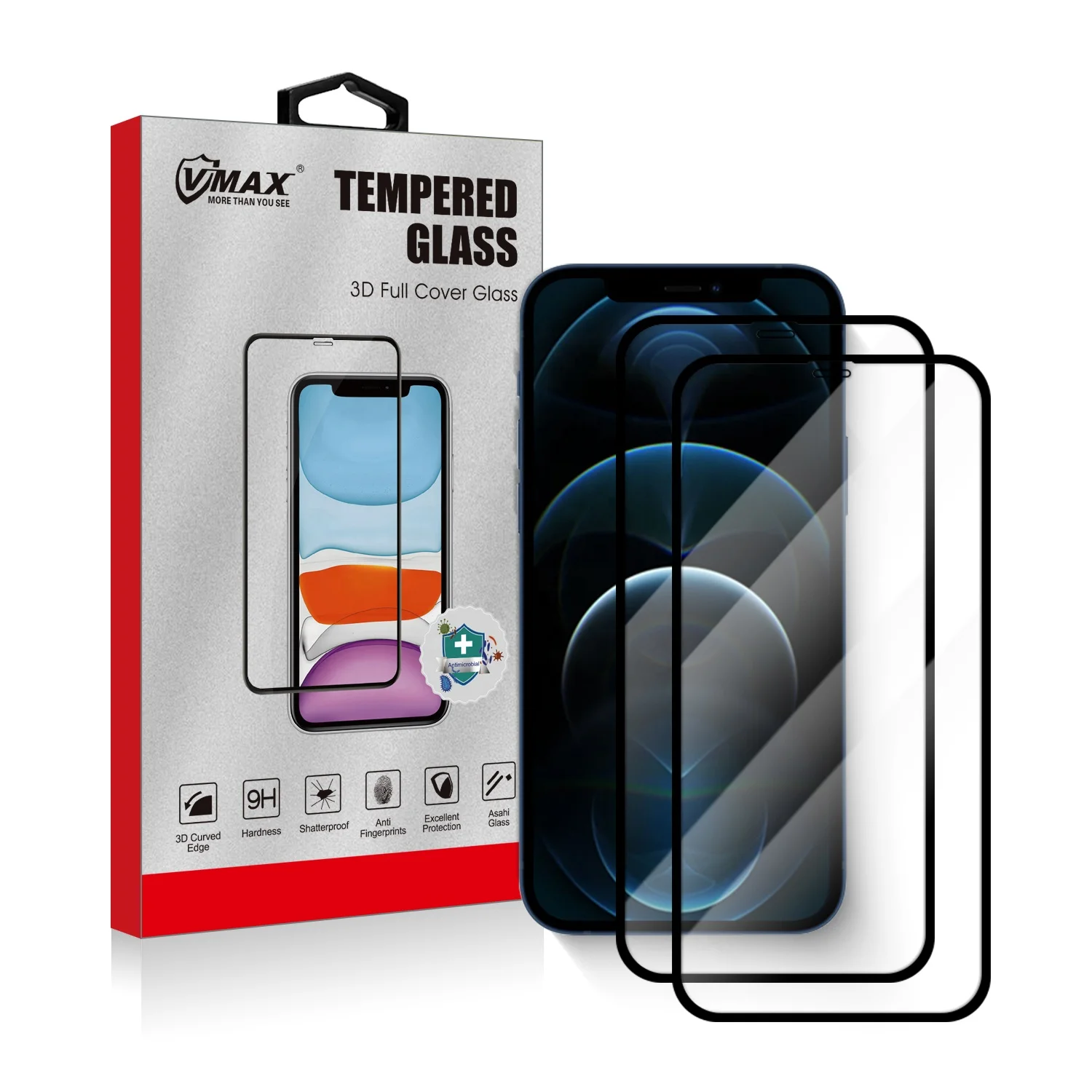 3D полное покрытие, Япония, Asahi, стекло, протектор экрана, поставщик для Iphone 11 12 Pro Max, 2 упаковки