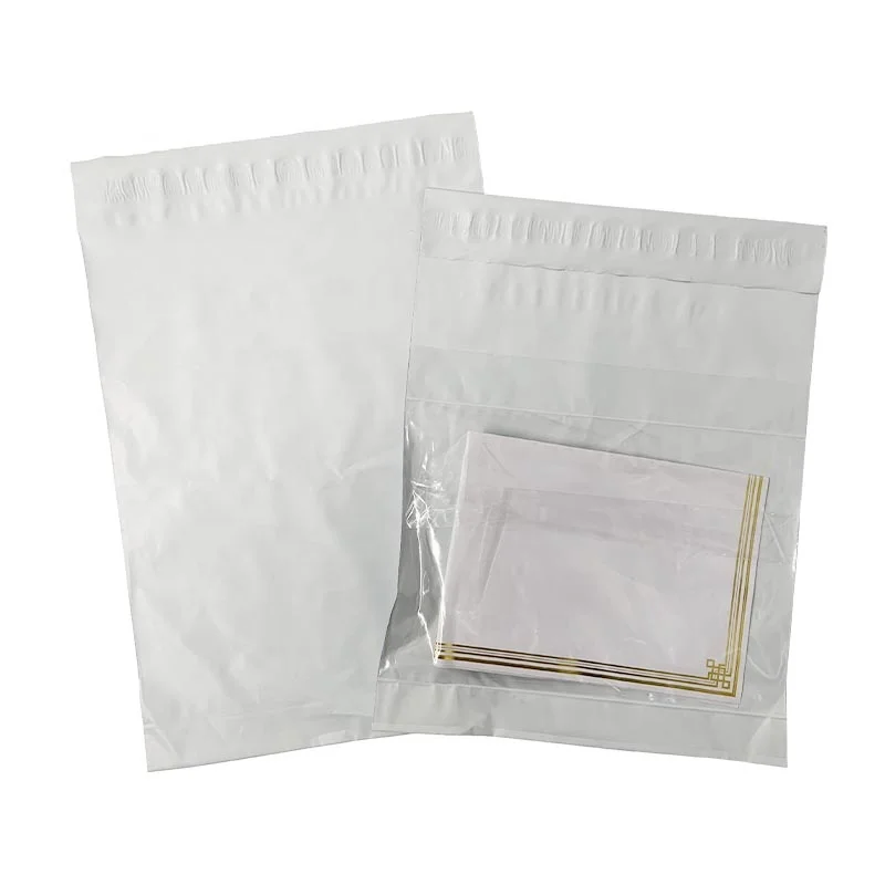 Self-adhesive Plastic Express Shipping Bag Custom Poly Mailer Mailing Bags With A Pocket For Air Waybill
