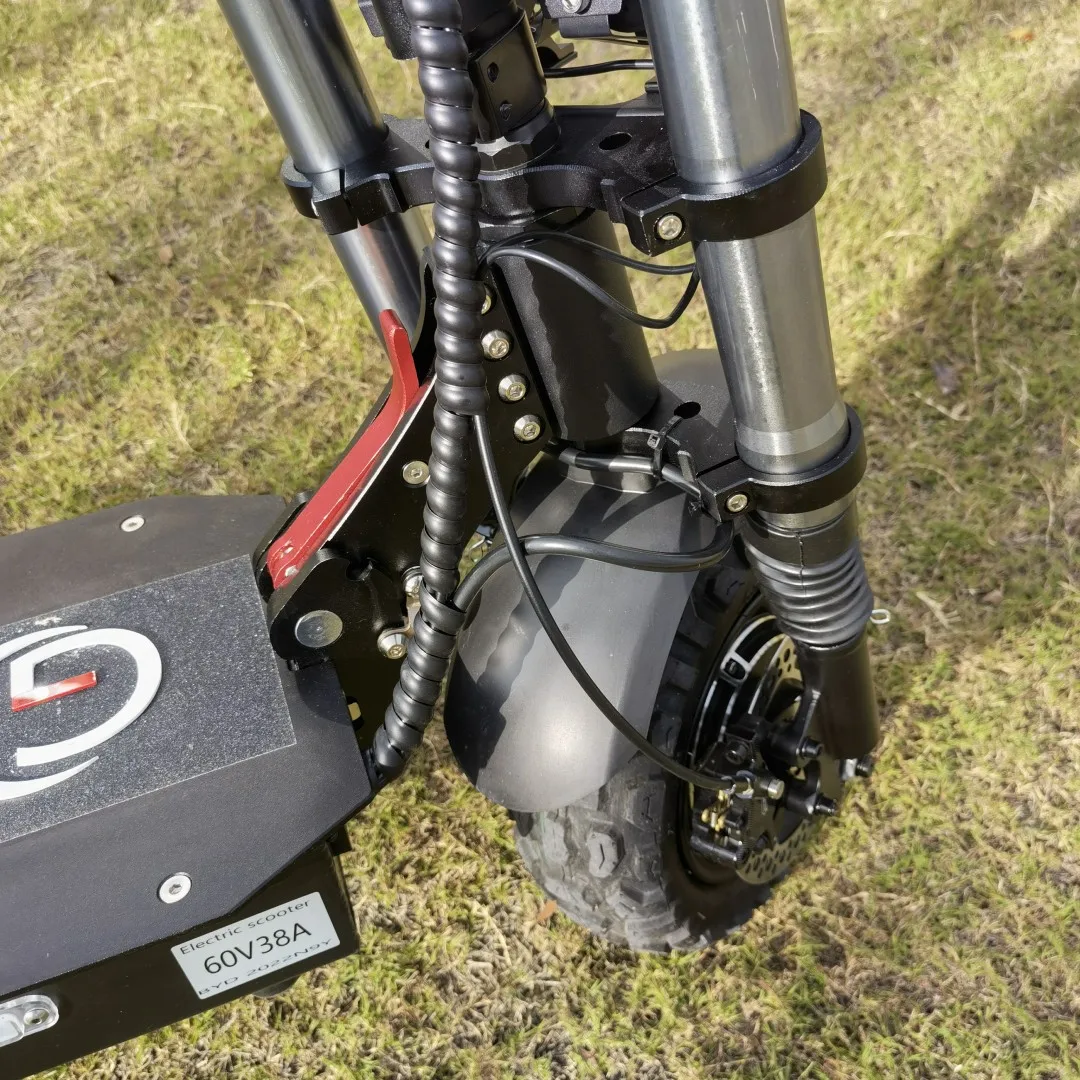 Gaea 5600w 11 inch off road dual motor foldable 60v electric scooter 80km/h adults e scooter trotinette-electrique- monopattino