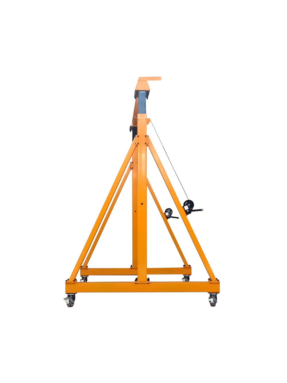Multifunctional Portable Adjustable Legs 2 Tons Customized Mobile Single Girder Beam Gantry Crane