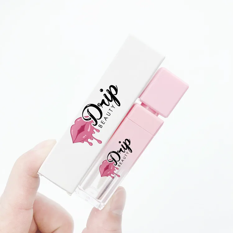 Luxury plastic cosmetic lip gloss tube