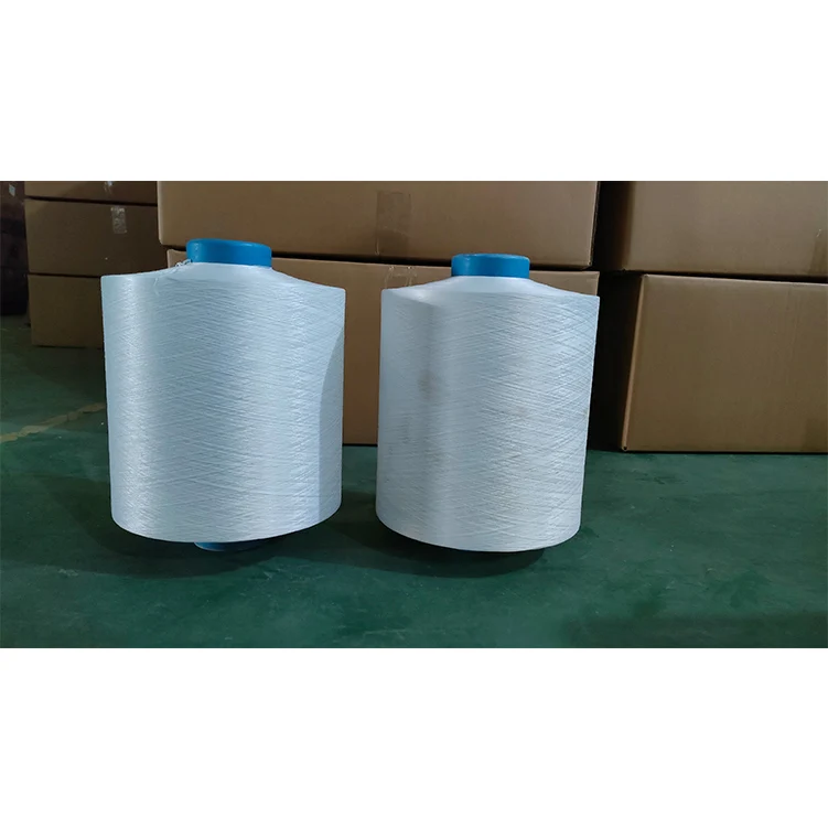 Wholesale pure color polyester textured dty yarn fabric material polyester dty