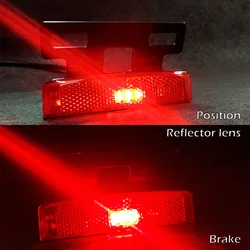 E-Mark ECE reflective lens led light electric scooter