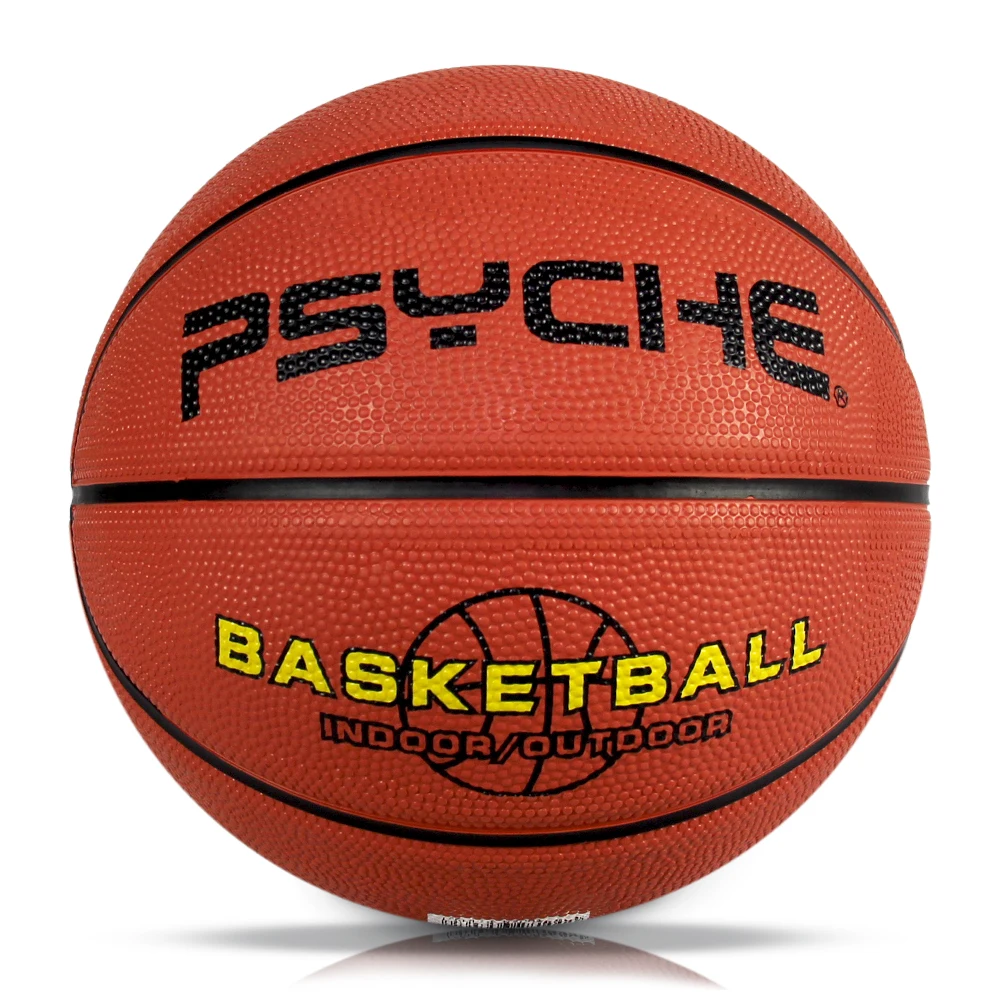 Wholesale Customized Logo Basketball High Quality Outdoor Indoor Inflatable Rubber Basketball Size 5 Size 7 Basketball