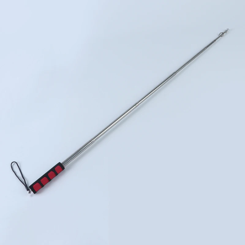 telescopic  flagpole Stainless Steel Guide flagpole Travel Marchers Flag Banner eaching Pointer for Tour Guides Group Teacher