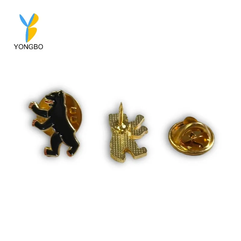 Wholesale Badge Maker Gold Plated Customized Cute Enamel Pins Metal Emblem Custom Logo Enamel Lapel Pin Badges