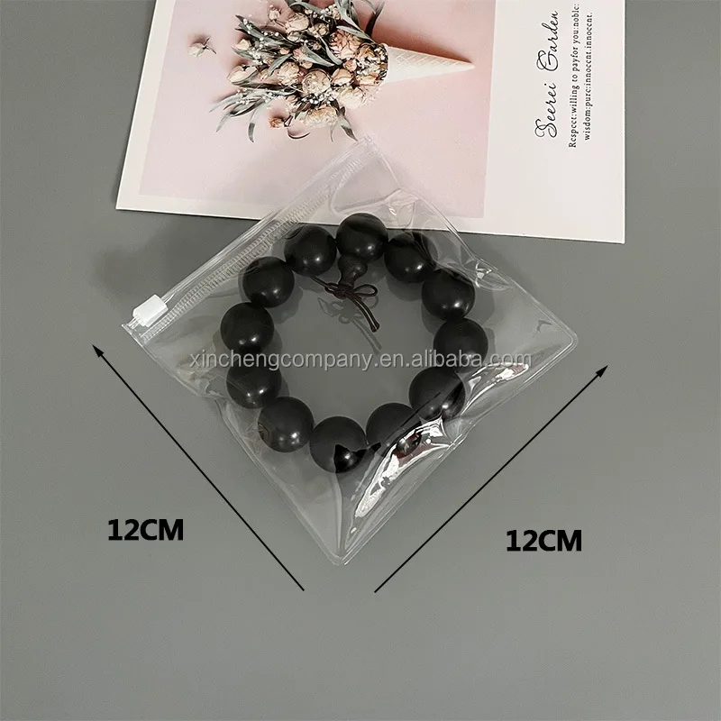 Custom Logo Printing hologram small Poly Zipper Bag with Logo Clothing Letter Zip Lock Ziplock pouch for Package jewelry earring