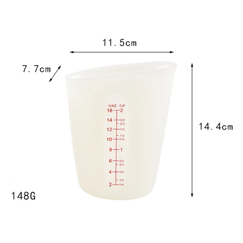 500ml Silicone Measuring Cups with Marking