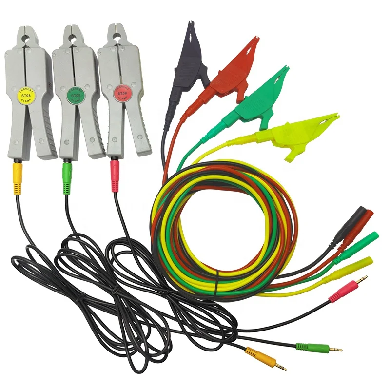 ST08 Small Current Transformer 5A 0.1 Accuracy Gauge Distribution Box Single-Handed Operation Voltage Clamp Field Use Removable