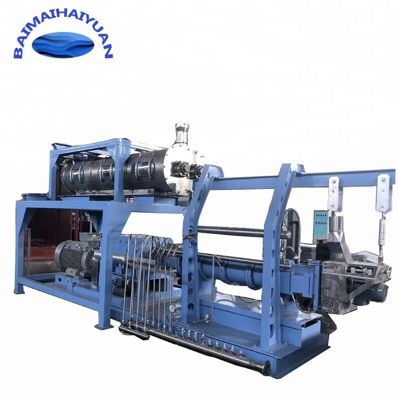 automatic fish feed making twin screw extruder for floating fish feed machine tilapia feed machine