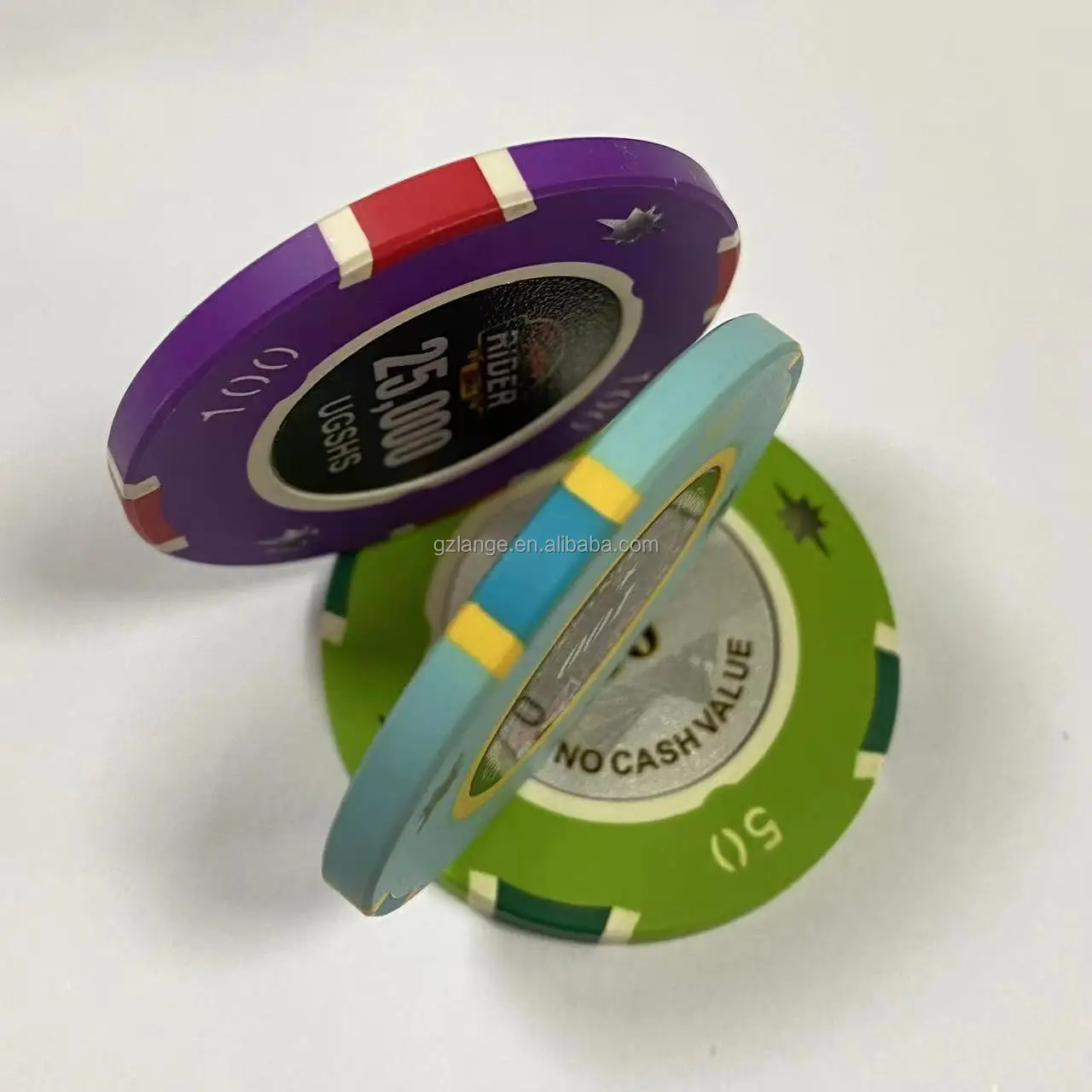 Baccarat Poker Chips 45mm Casino Chips Value Custom RFID Poker Chips