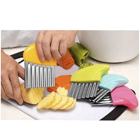 Multifunction wave knife potato knife cut flower french fries knife slicer vegetable cutter