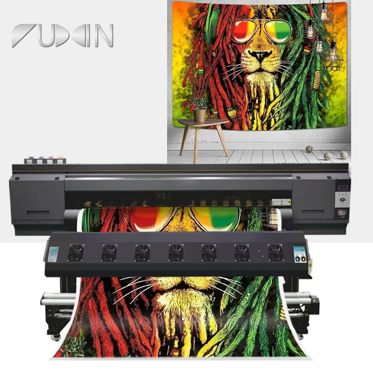 Automatic 3Pcs I3200 Printheads 120sqm/h High Speed Dye Sublimation Printer for Fabric Printing