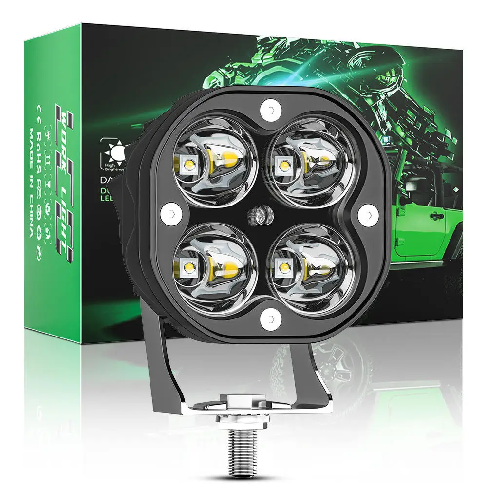 Automotive Led Work Lights 40w Spotlights Modified Off Road Vehicle Engineering Auxiliary