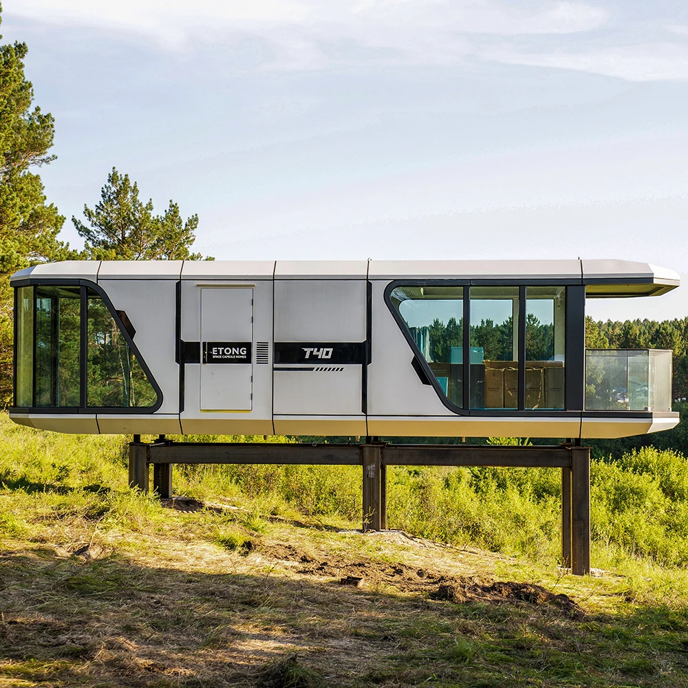 2024 Custom prefabricated module house glamping container house de luxe tiny homes ready to ship
