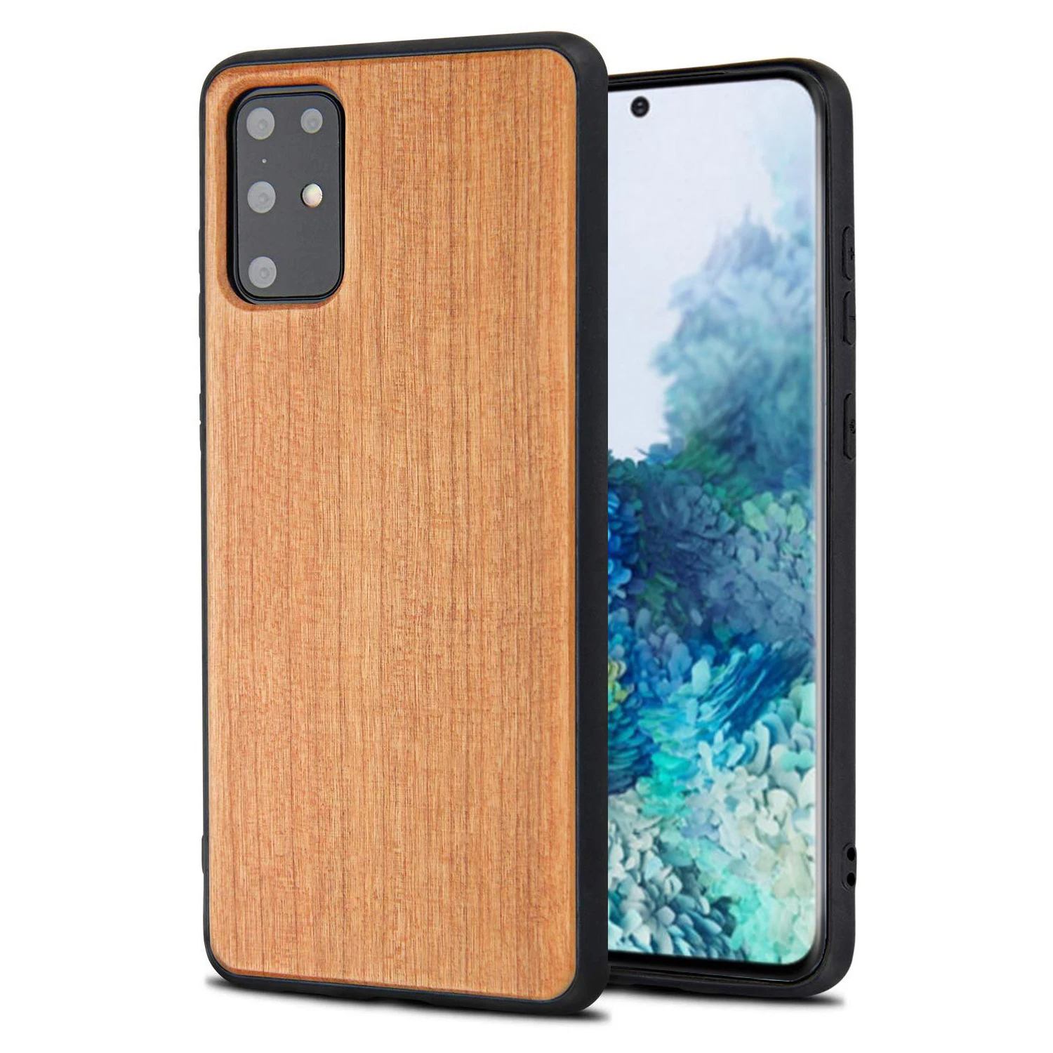 Ретро из натурального бамбука палисандр пустой деревянный чехол для мобильного телефона для Samsung Galaxy s20 plus