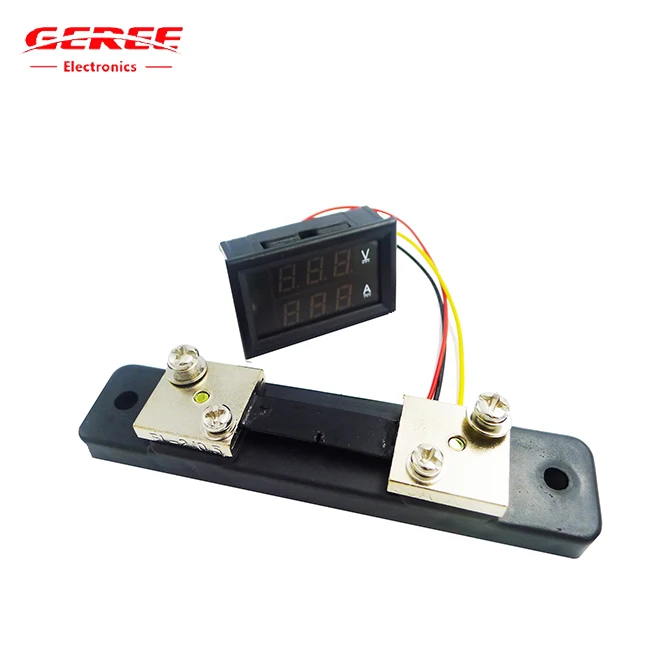YB27VA 100V DC Voltage and Current Protector with New Currents 100A Voltmeter and Ammeter Ohmmeter Dual Color Display Tester