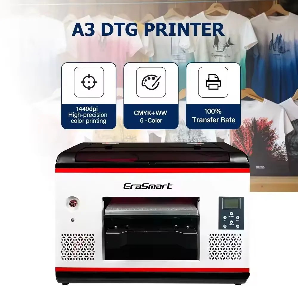 A1 A2 A3 Digital Printer Uv Flatbed Printer Small Size Format Digital Uv Flatbed Printer