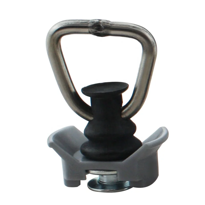 Одинарный штуцер с D-образным кольцом SS для контроля груза Б. С. 1000 кг, нержавеющая сталь, серый и т. Д., 1000 кг, пластик + сталь JIULONG