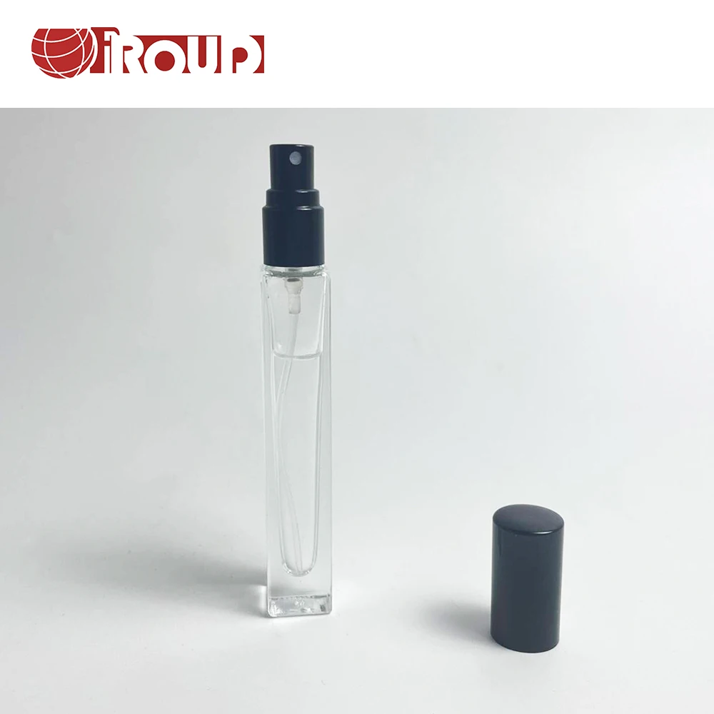 12 screw nozzle spray bottle Mini transparent spray bottle glass perfume sample atomizer