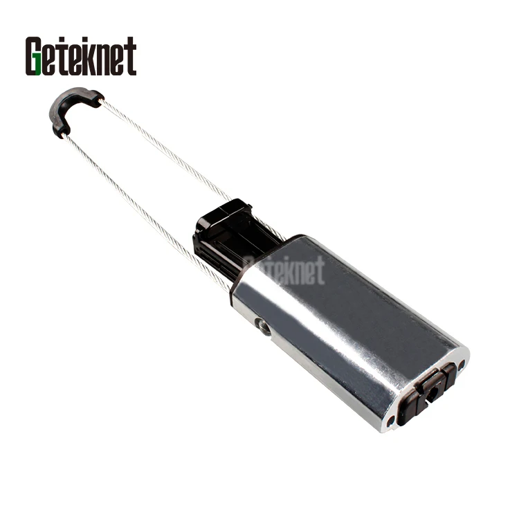 Fiber optic cable tension wire clip Aluminum Alloy Insulated wire tension Clamp Metal Steel of Clamp for fiber cable