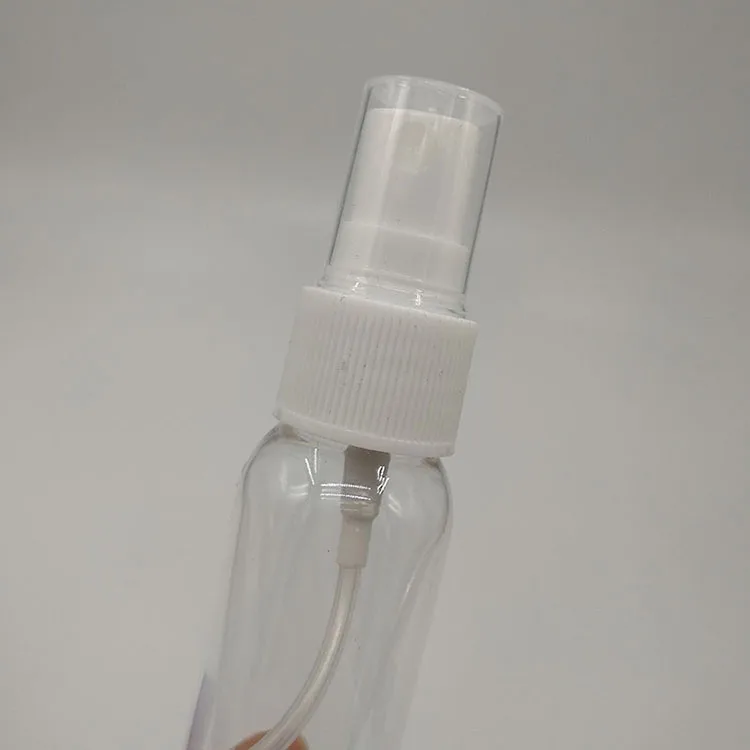 wholesale favorable price great quality 50ml custom plastic packaging bottle pet plastic lotion pump bottle hand sanitizer spray