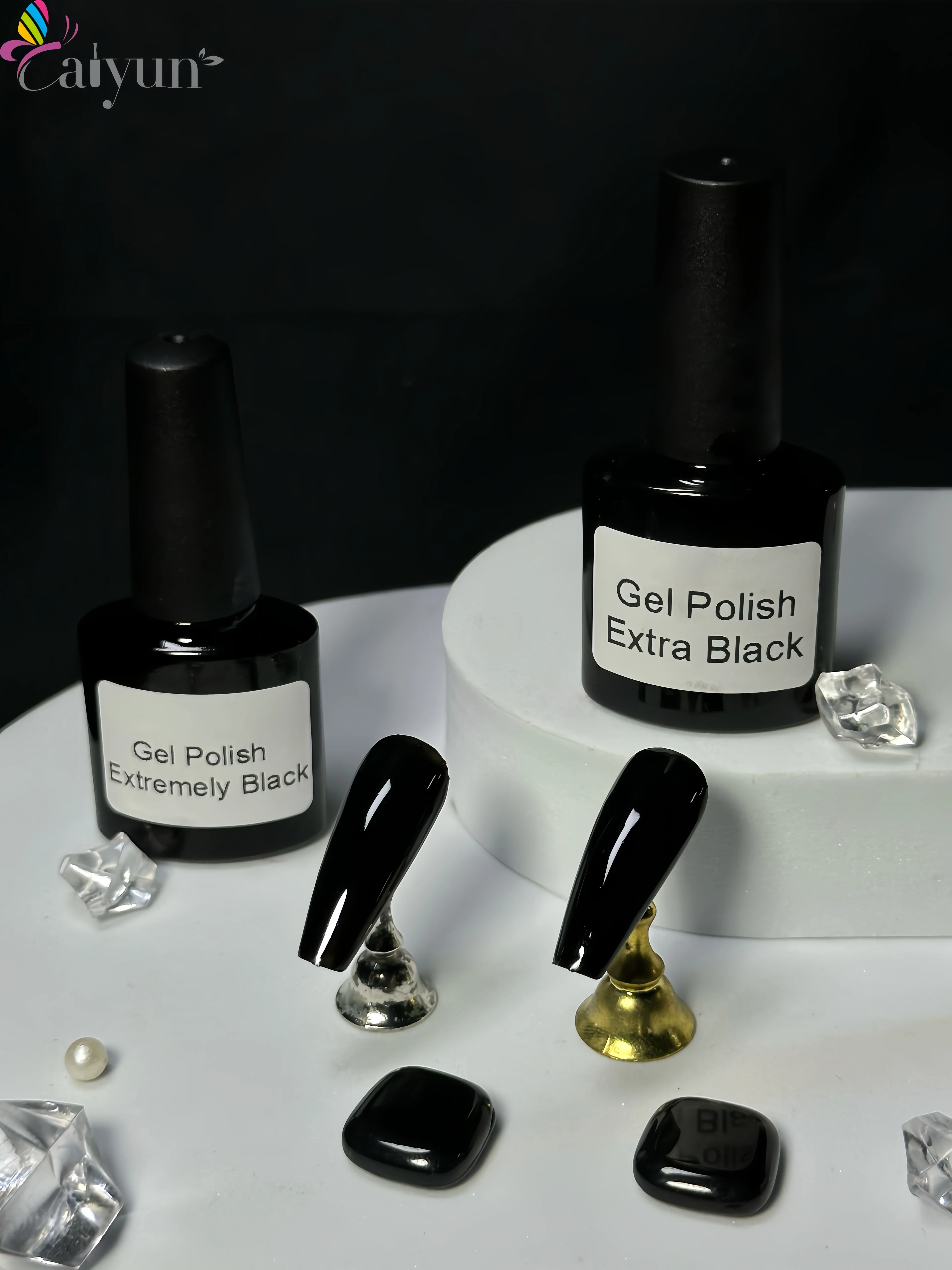 8ml Trendy Super White Black Uv Led High Pigmentation Hema Free Color Gel Polish