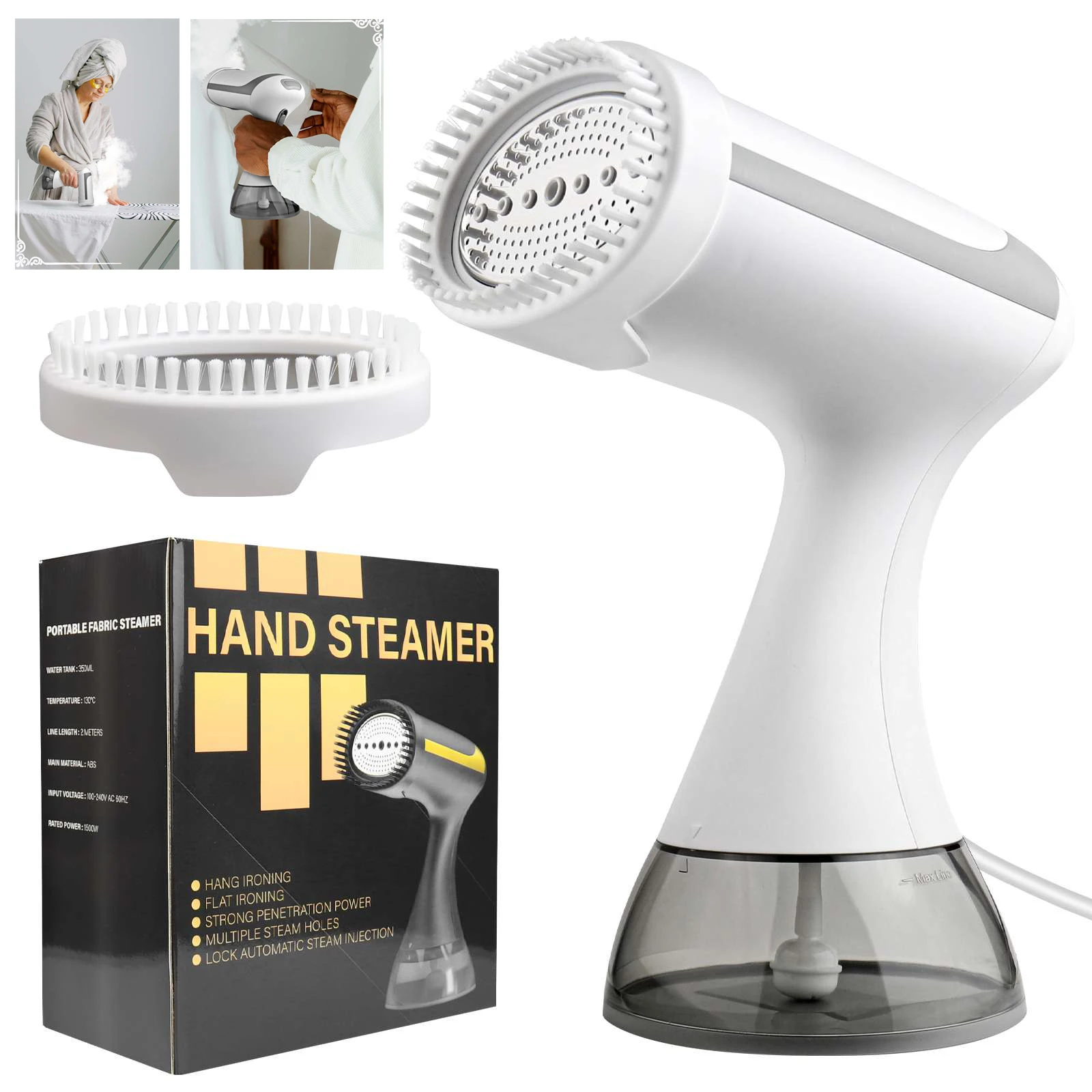 New Arrival 220V Travel Portable Electric Hand Hold Garment Clothes Steamer Clothes Steamer For Clothes With Brush