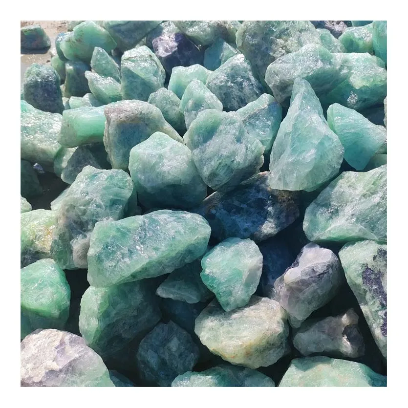 Cheap price calcium fluoride fluorspar caf2 large rough stone rare fluorite raw for sale