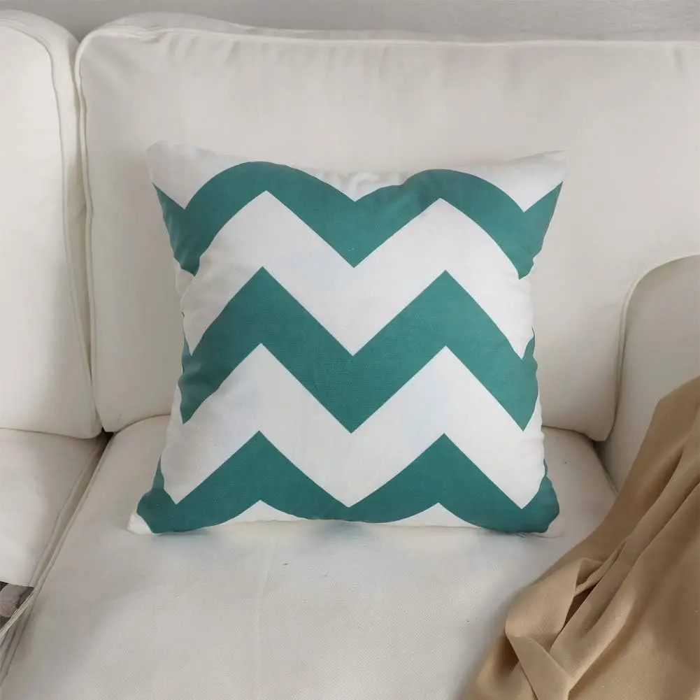 China professional 40x40cm 100% polyester digital printed Cotton Linen custom printing cushion cover with filling