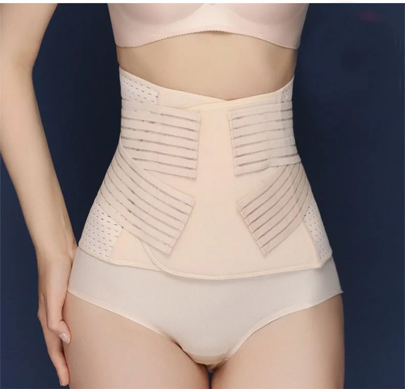 SL089 Compression Postpartum Belly Control Band Hollow Out Pregnancy Belt Bandage for Pregnant Women Girdle Shapewear Reducer