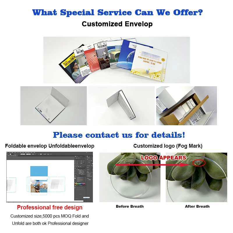 IDEAL CR39 Non-coating Resin Eyewear Lenses 1.499 Flat Top HMC Bifocal Spectacle Lenses for Myopia and Hyperopia