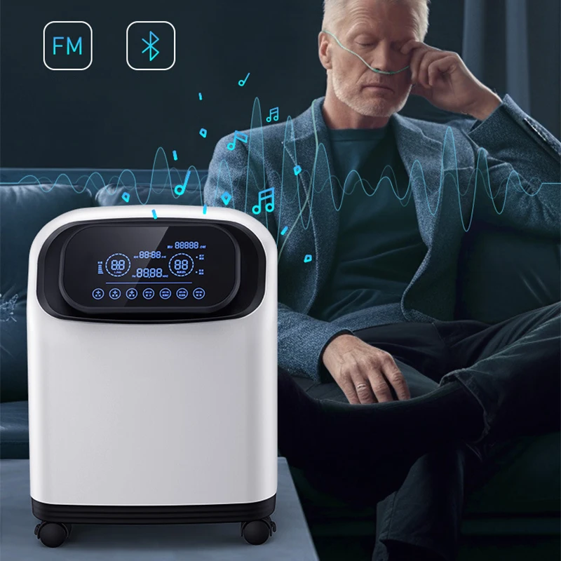 Hot Selling 2L/5L/8L Portable Electric Home Medical Oxygen Generator CE Approved for Elderly Factory Price Made of Plastic