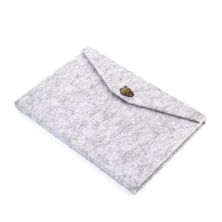 
BSCI Factory Recyclable and Degradable Felt Note Book Notebook with Magnetic Closure 