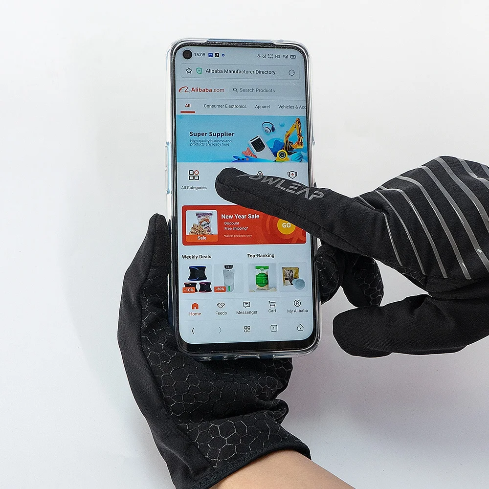 Non Slip Breathable Lightweight Running Gloves Cheap Touchscreen Thin Liner Sports Gloves for Trekking Hiking Jogging Walking