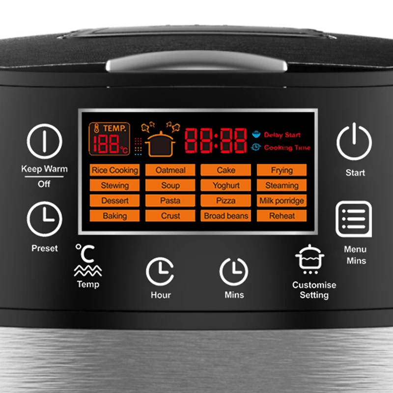 Big Rice Cooker Electric Rice Cooker Multifunction Kitchen deluxe multi digital slow rice cooker