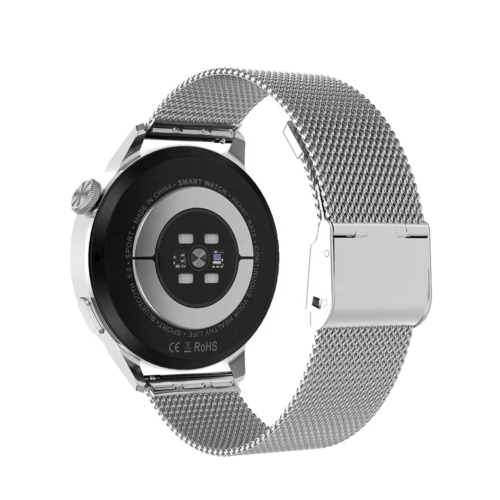 2022 Smart Watch DT4 Plus Smart Watch with NFC BT Call Wireless Charger Rotary Encoder Knob Music Control Heart Rate Smartwatch