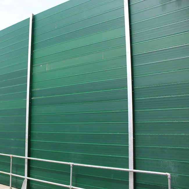 Cheap Price Outdoor Sound Barrier / Natural Color Noise Barrier Wall For Highway