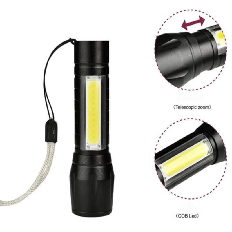 Mini USB Rechargeable 1000ml XML T6 LED Flashlight Tactical Aluminum Alloy Torch Light Long Range For Outdoor Camping