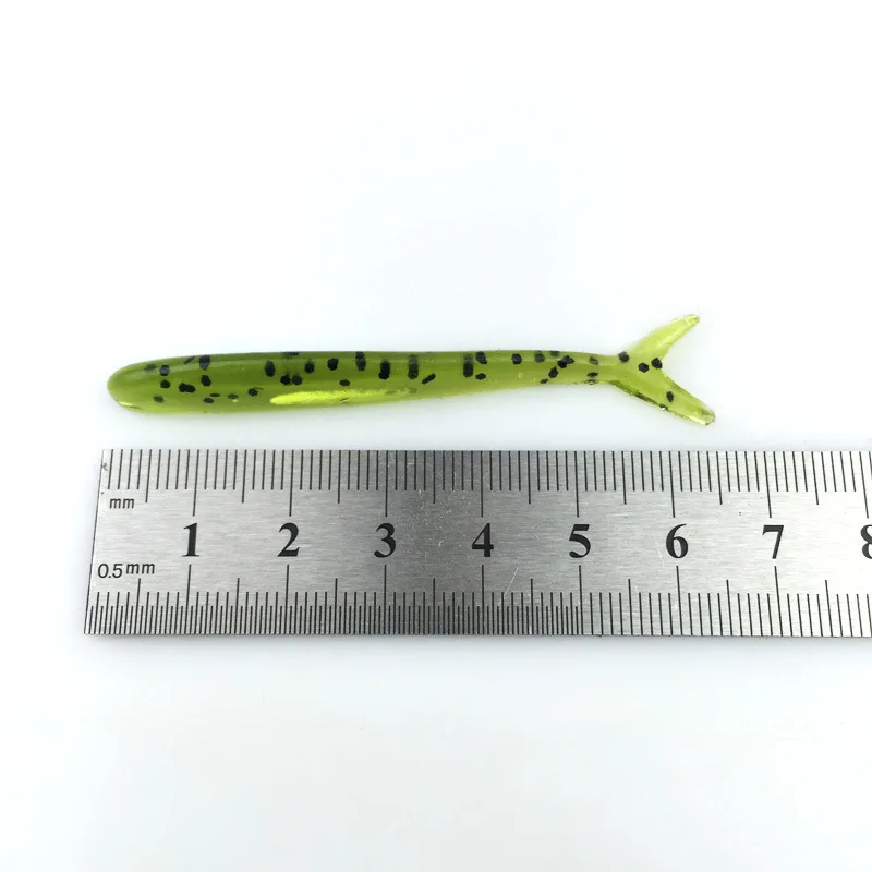 Discount Manufacture directly sale 6cm 1.27g  soft scissors tail fishing lure