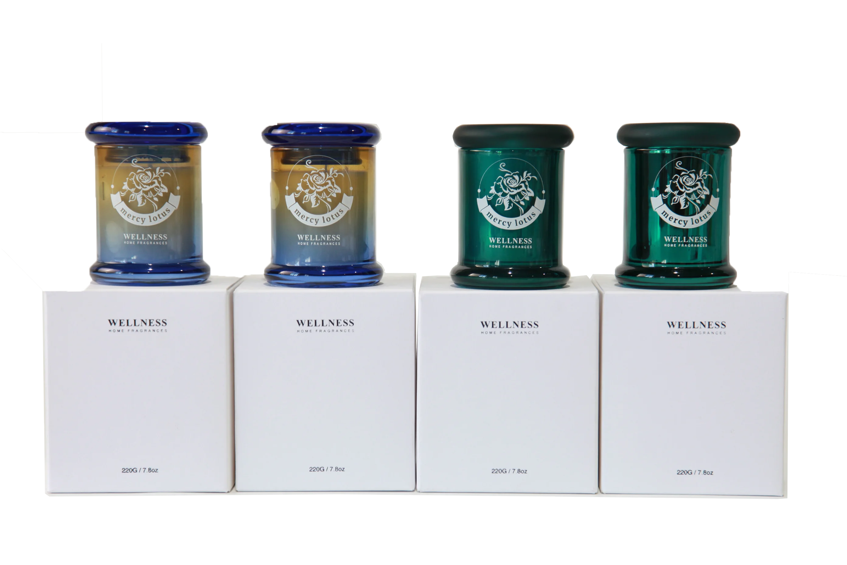 Custom Home Decor Scented Soy Wax Candles Luxury Hand Made Ion Plating Electroplate Candles & Home Fragrance Gift Set