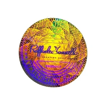 Многоканальный голограмма наклейка с пользовательским дизайном die cut в лист